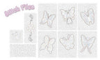 Stipple! Butterflies - One Step Quilting and Applique - Designs in Machine Embroidery