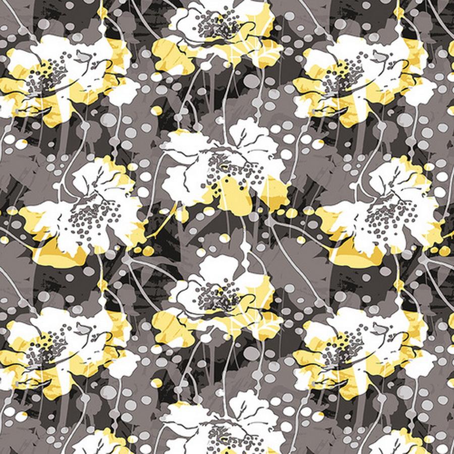 Black White and Citrus Fabric Kit - Sewingmachinesplus.com