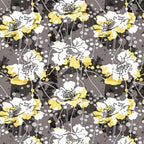Black White and Citrus Fabric Kit - Sewingmachinesplus.com