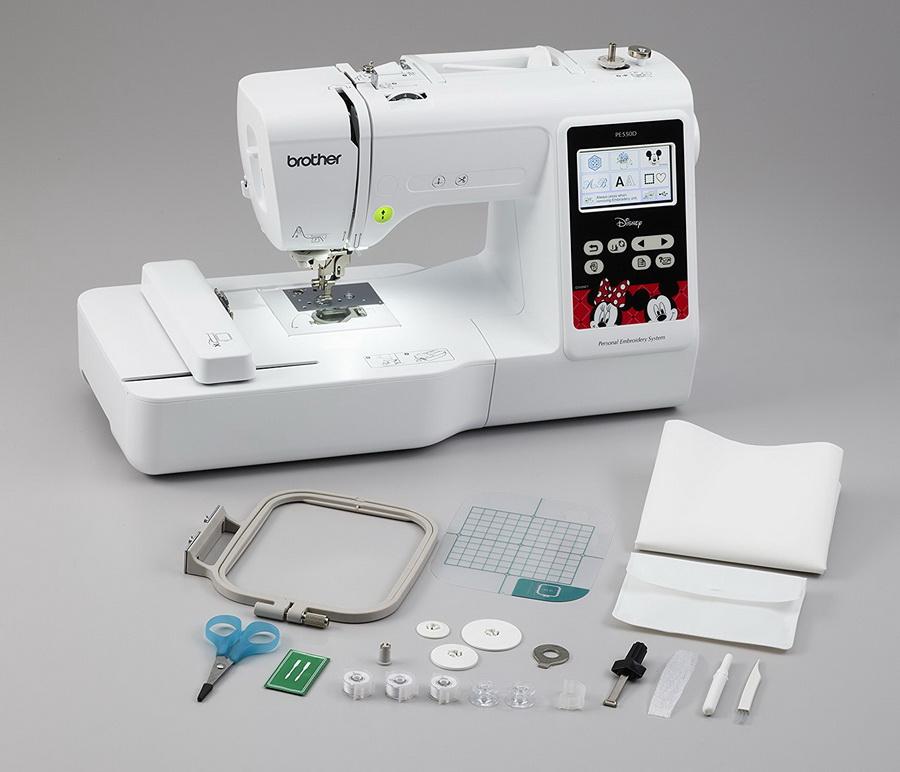 Brother PE550D 4in x 4in Embroidery Machine with Built in Disney Designs