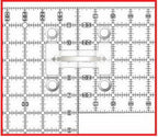 Guidelines 4 Quilting Open Hand Handle and Multi-Width Ruler Connector