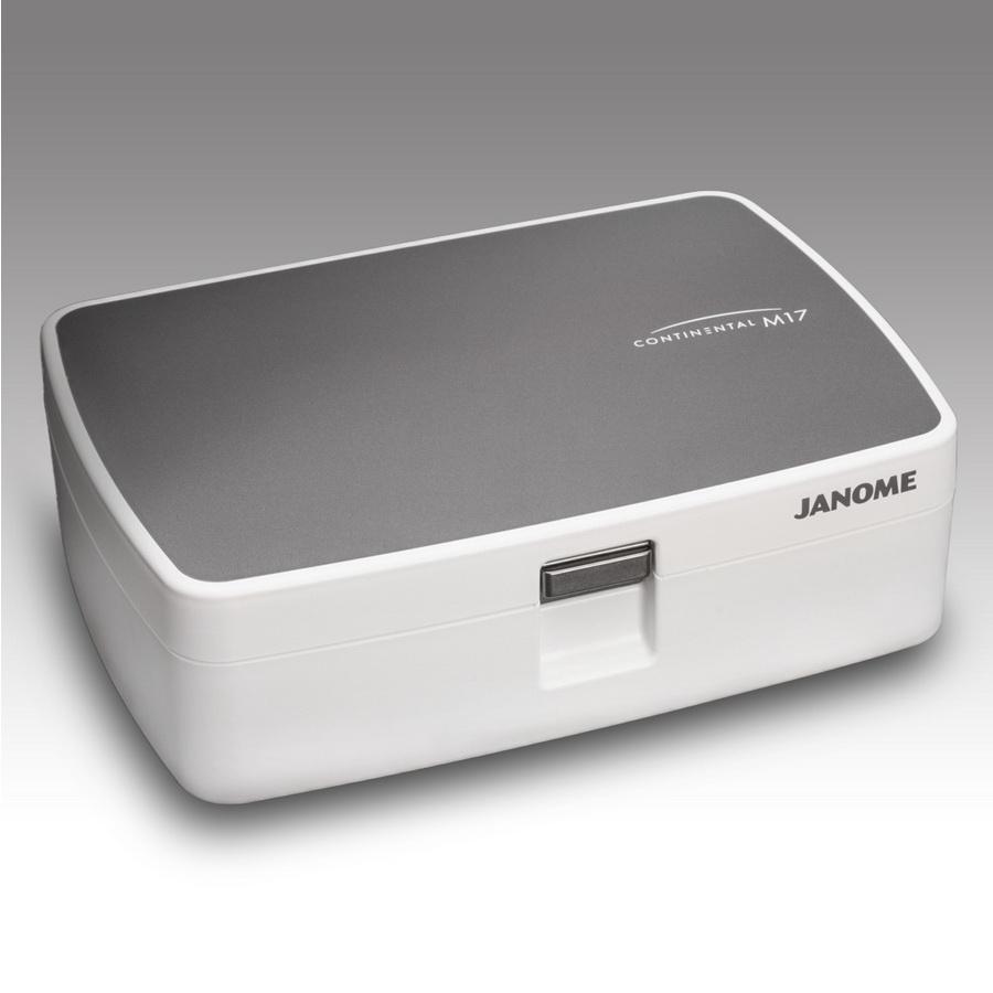 Janome Exclusive CM17 A.S.R. Accessory Case (Black or Grey) - Sewingmachinesplus.com