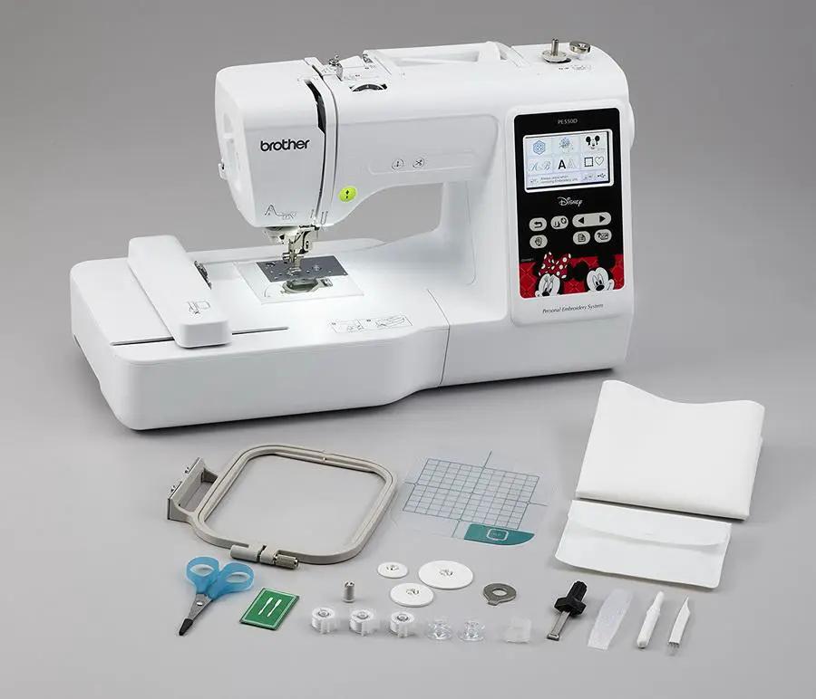 Brother Refurbished PE550D 4in x 4in Embroidery Machine with Built in Disney Designs - Sewingmachinesplus.com