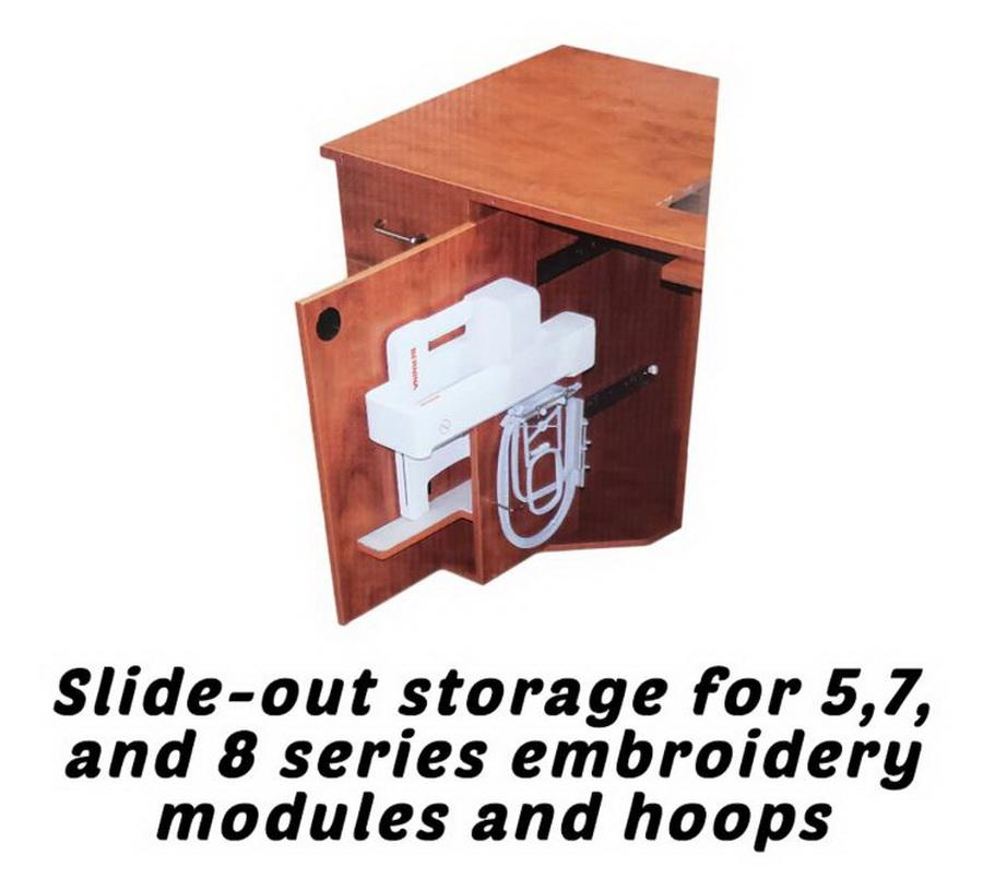 Horn of America Model 8390 Sewing, Embroidery & Quilting Electric Lift Cabinet - Sewingmachinesplus.com