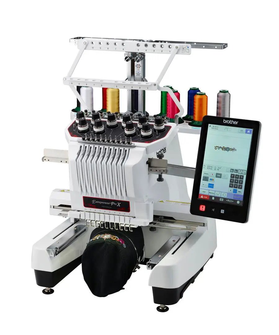 Brother Entrepreneur ProX PR1050X Multi - Needle Embroidery Machine - Sewingmachinesplus.com