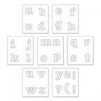 Sizzix Bigz Alphabet Set AllStar 1 1/2in Lowercase Letters & Punctuation - Sewingmachinesplus.com