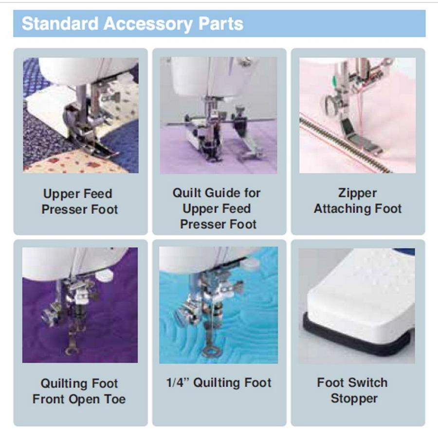 Juki TL-15 9" Mid-Arm Quilting and Piecing Machine with Auto Thread Trimmer and Speed Control (OPEN BOX MODEL)