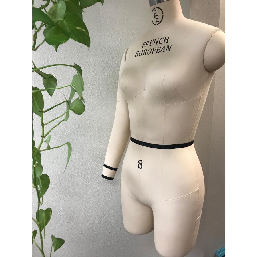 French European Inc. Half Body Leg Missy Dress Form (Sizes Available: 4, 6, 8, 10, 12))