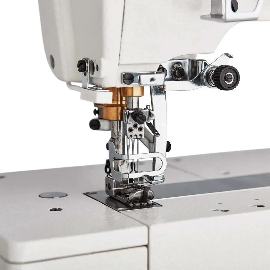 Reliable 3100IC Cylinder Bed Interlock Direct Drive Motor, Cover Stitch with Assembled Table and Uberlight 3100TL Light Lamp - Sewingmachinesplus.com