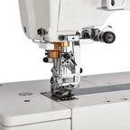 Reliable 3100IC Cylinder Bed Interlock Direct Drive Motor, Cover Stitch with Assembled Table and Uberlight 3100TL Light Lamp - Sewingmachinesplus.com