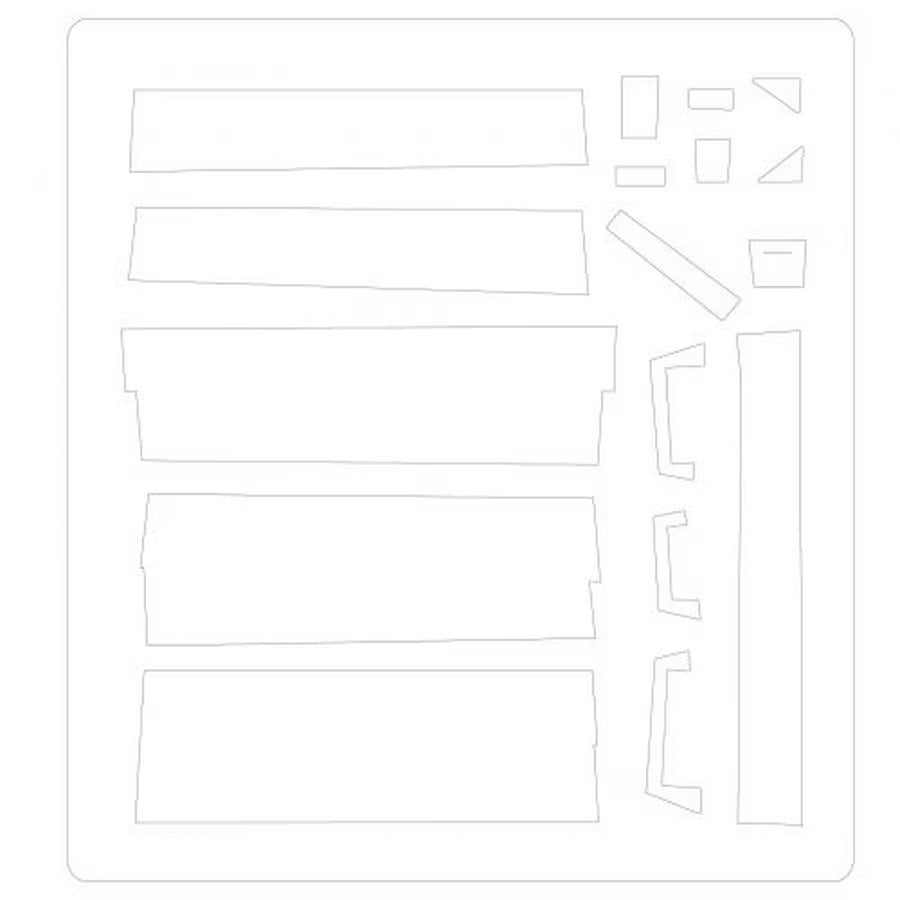 Sizzix Bigz Die Baggage Claim by Tim Holtz cutting die set with multiple luggage-tag shapes