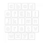 Sizzix Bigz Alphabet Set Block 3 1/2in Lowercase Letters