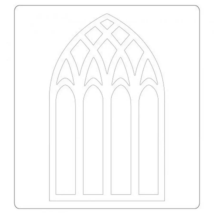 Sizzix Bigz Die Cathedral Window by Tim Holtz - Sewingmachinesplus.com