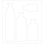Sizzix Bigz Die Bottled Up by Tim Holtz cutting dies set with four bottle shapes and toppers