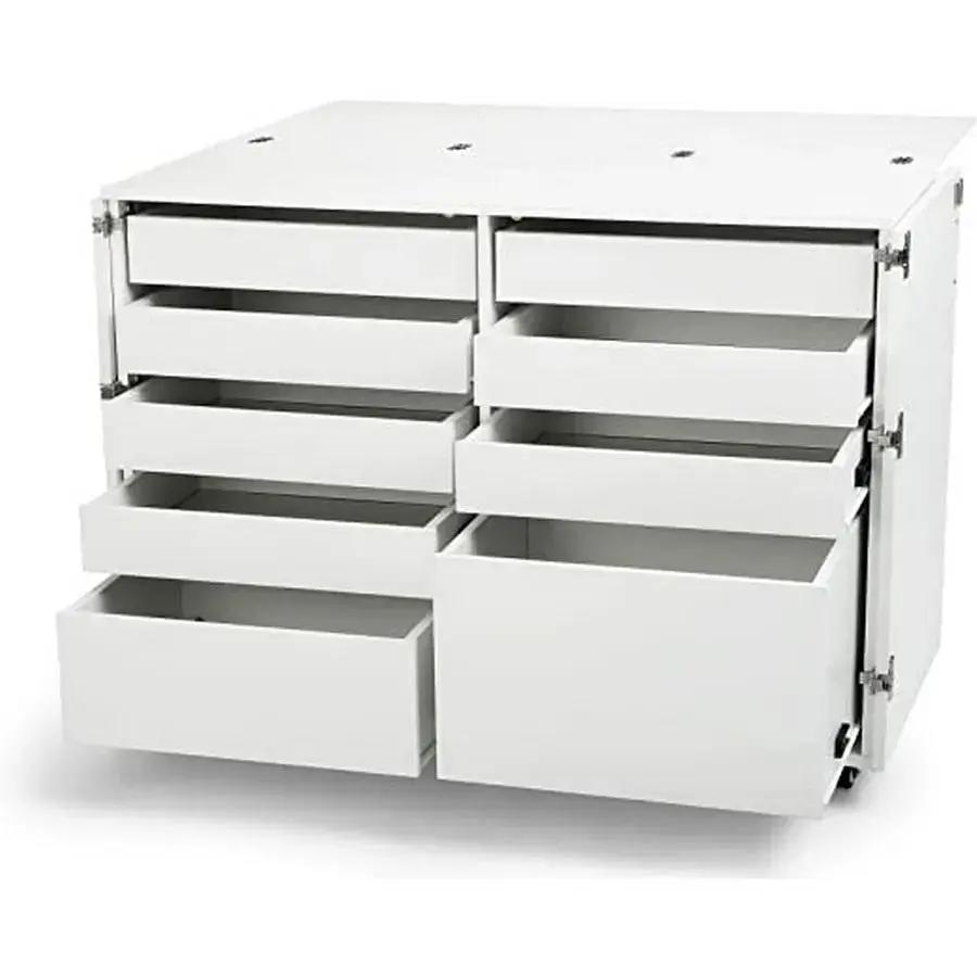 Kangaroo Sewing Furniture Dingo II and Aussie II Bundle Cabinet Set (White) - Sewingmachinesplus.com