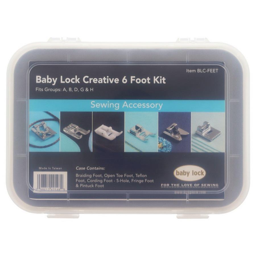 Baby Lock Creative Foot Kit (6 Specialty Foot Included) - Sewingmachinesplus.com