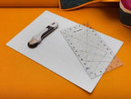 Crafters Companion Threaders Quilting Starter Kit (3 pc) with white rotary cutter, cutting mat, and clear rulers