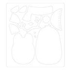 Sizzix Bigz Die Penguin Friends by Olivia Rose cutting dies set with penguin body pieces and accessories.