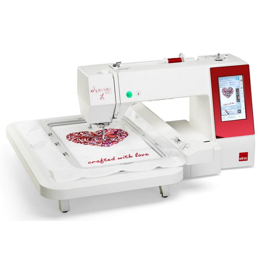 Elna eXpressive 830L Computerized Embroidery Machine (Open Box Model) - Sewingmachinesplus.com