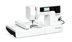 Bernette Chicago 7 sewing and embroidery machine, white with LCD display