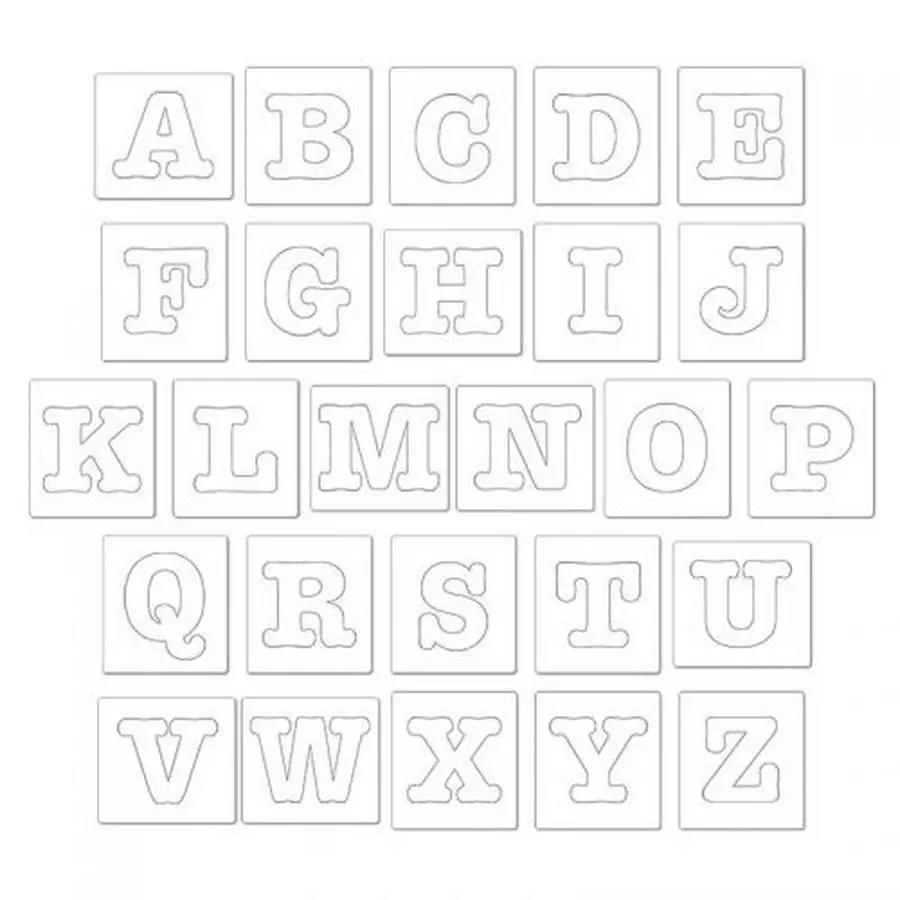 Sizzix Bigz Alphabet Set 26 Dies - AllStar 3 1/2in Capital Letters - Sewingmachinesplus.com
