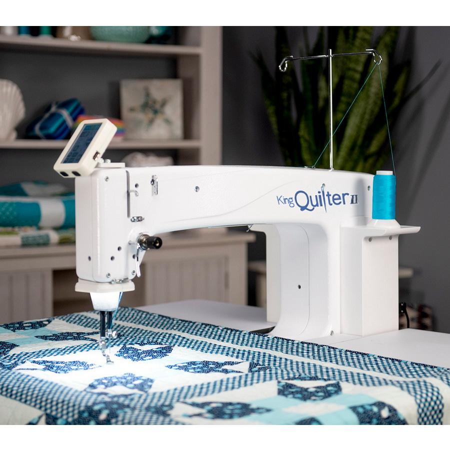 Refurbished King Quilter ll Sit Down with Quilt Vision Stitch Regulation Table - Sewingmachinesplus.com