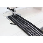 Techsew 2135 Flatbed Walking Foot ZigZag and Straigh Stitch Industrial Sewing Machine with Assembled Table and Motor - Sewingmachinesplus.com