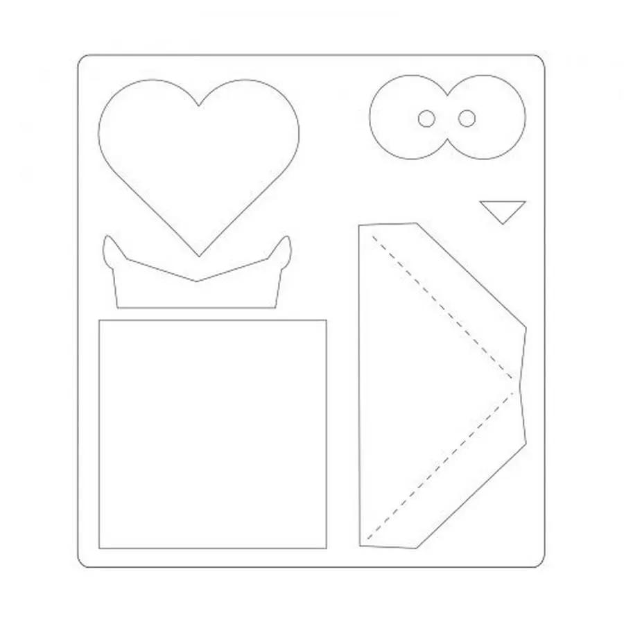 Sizzix Bigz Die Bookmark, Corner Owl - Sewingmachinesplus.com