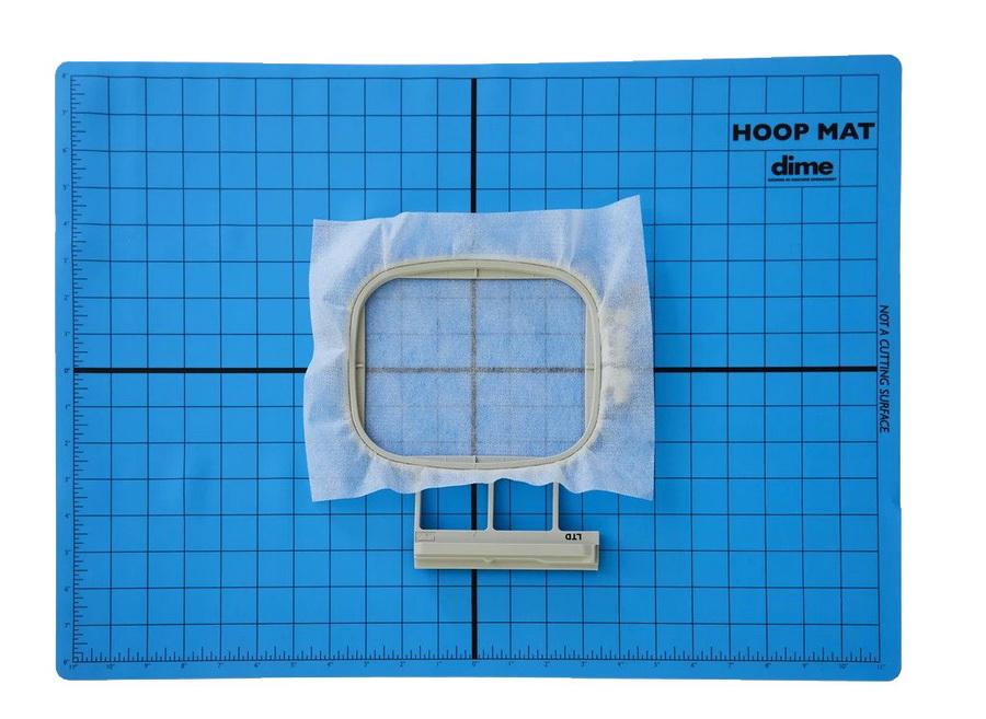 Dime Hoop Mat - 22 Inches x 16 Inches Silicone Mat