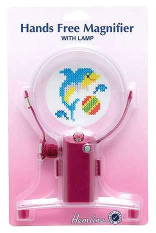 Hands Free Magnifier with Support Strap and Light 40060007