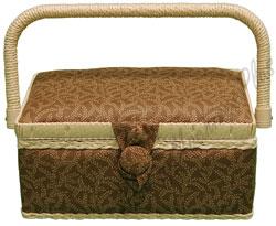 Sewing Basket 201 w/ tray insert - 9" x 6" x 4" - Sewingmachinesplus.com