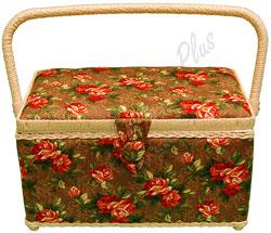 Sewing Basket 202 w/ tray insert - 11" x 7" x 6.5" - Sewingmachinesplus.com