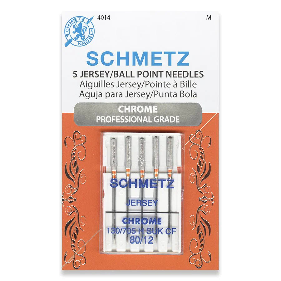 SCHMETZ Chrome Jersey Needles 80/12 (9446) 50pk