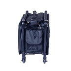 Tutto Small Machine Bag Black by Tutto Luggage; wheeled sewing machine bag with front pocket