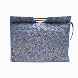 Tote Bag 17" x 4 1/4" x 13" Sky Blue