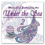 Momo-Dini embroidery designs Under the Sea 2, 10-design collection, purple sea motif on cover
