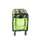Tutto 17-inch lime small carry-on luggage on wheels