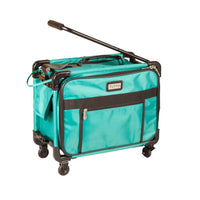 17" Tutto Small Carry-On Luggage on Wheels - TURQUOISE