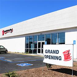 Grand Opening banner with San Diego Location Store of SMP