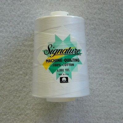 Cotton Qlt 40wt 6000yd WHITE - Sewingmachinesplus.com