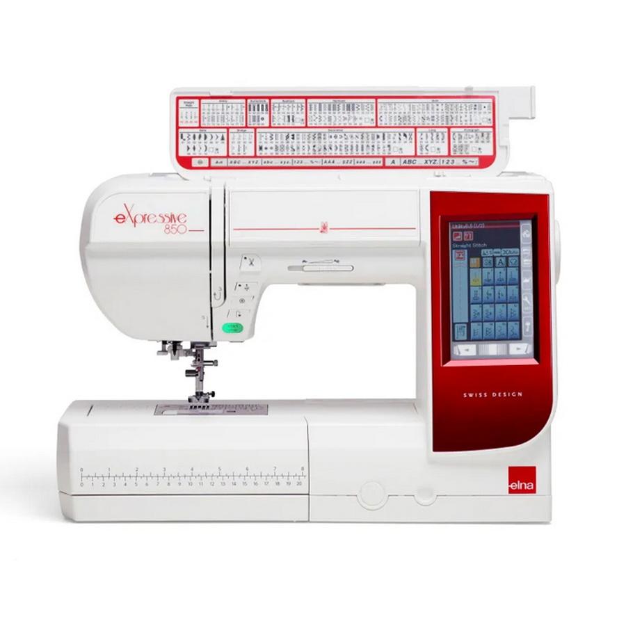 Elna eXpressive 850 Sewing and Embroidery Machine (OPEN BOX MODEL) - Sewingmachinesplus.com