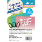 DIME Shimmer and Shine Vinyl Applique Kit - Multiple Colors Options Available - Sewingmachinesplus.com