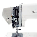 Janome DC2019 computerized sewing machine with exposed internal mechanism