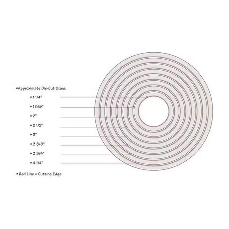 Sizzix Framelits Dies Circles