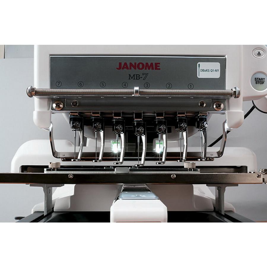 Janome MB - 7 Seven - Needle Embroidery Machine (OPEN BOX MODEL) - Sewingmachinesplus.com