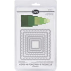 Sizzix Framelits Dies Squares, Scallop
