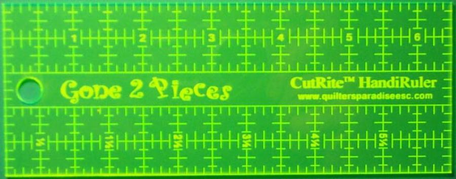 Quilters Paradise Engraved CutRite Handi Ruler