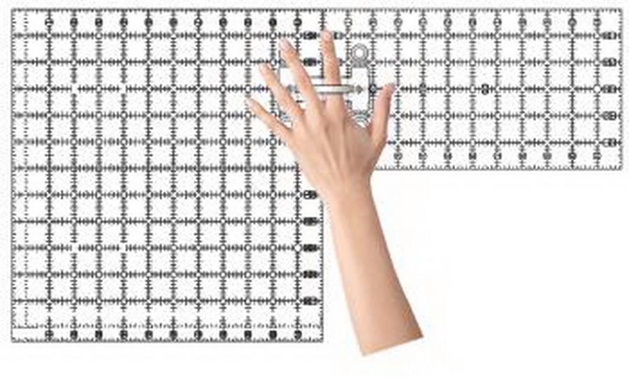 Guidelines 4 Quilting Open Hand Handle and Multi-Width Ruler Connector
