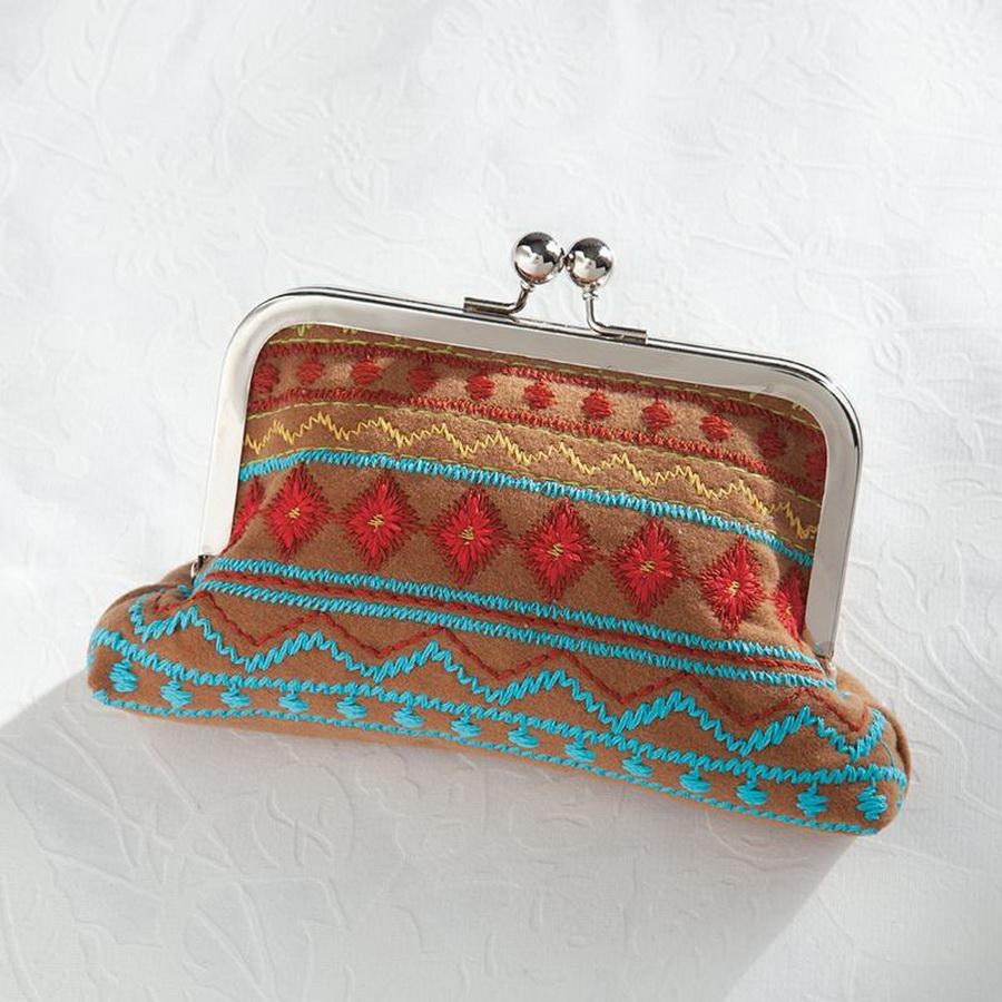 Dime Vintage Purse Embroidery Design Collection (Optional thread and needle bundle)