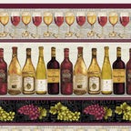 Wine Night Table Set Fabric Quilt Kit (Placemat and Table Runner) - Sewingmachinesplus.com
